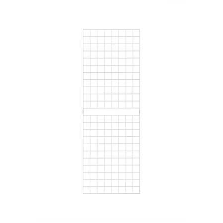 Econoco 2'x6' White Portable Grid Panel, Pack Of 3 W2X6